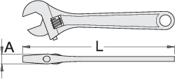 Ključ nastavljivi – 251/4 Unior