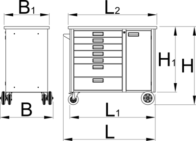 Voziček za orodje Unior HERCULES 940H4 (629591)