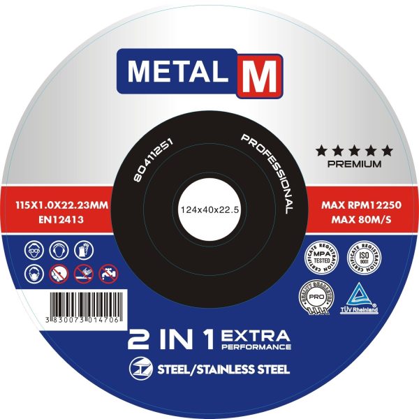METALM rezalna plošča 115X1X22.2